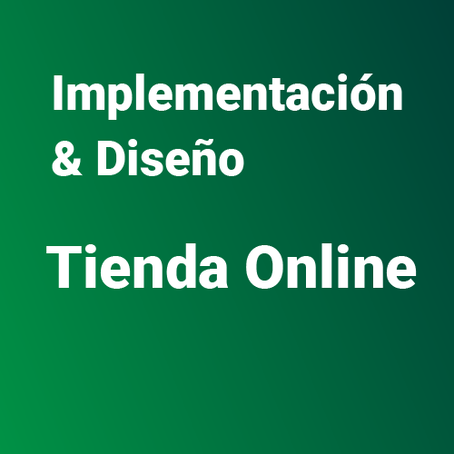 Implementación & diseño tienda online